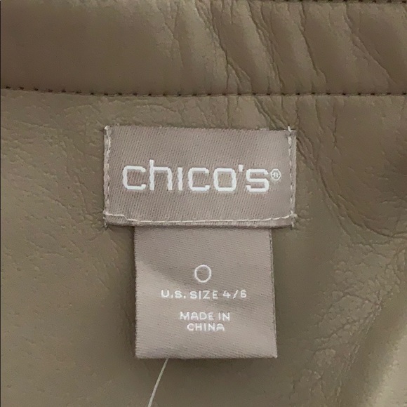 CHICO’S fau leather jacket - Picture 14 of 15